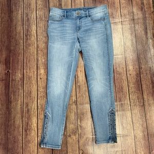 White House Black Market Light Blue Skinny Jeans